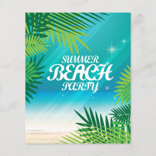 Flyer Fiesta de Summer Beach