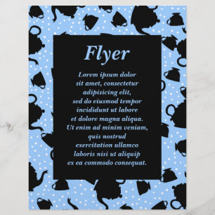Flyer Fiesta del té tambaleante