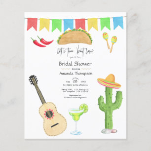 Flyer Fiesta Mexicana Taco 'bout Love Despedida de Solte