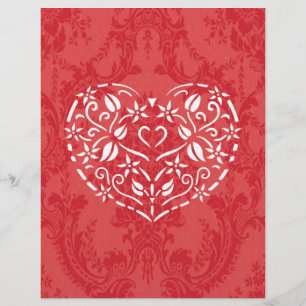 Flyer Filigree Heart