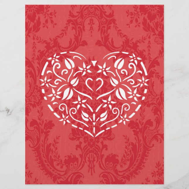 Flyer Filigree Heart (Frente)