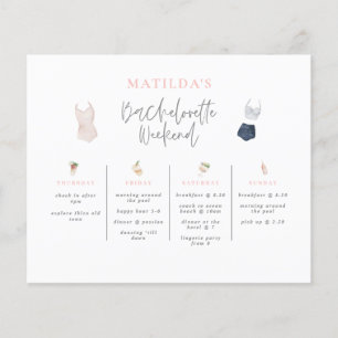 Flyer fin de semana de bebeicon bachelorette