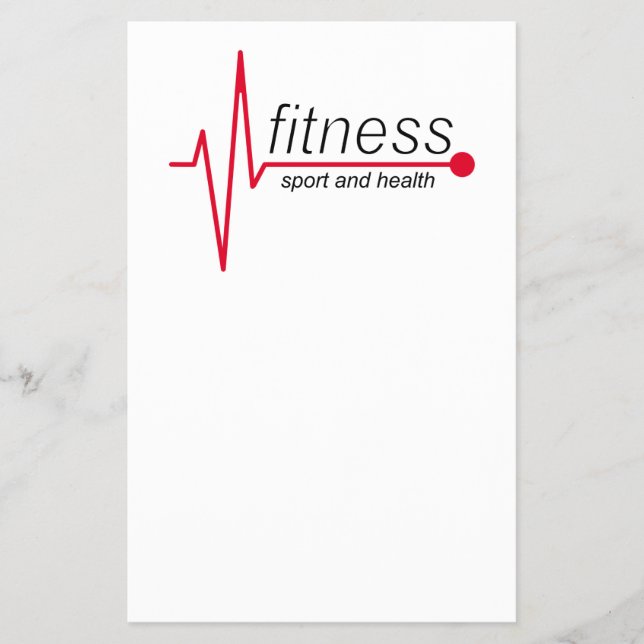 Flyer Fitness y deporte (Frente)