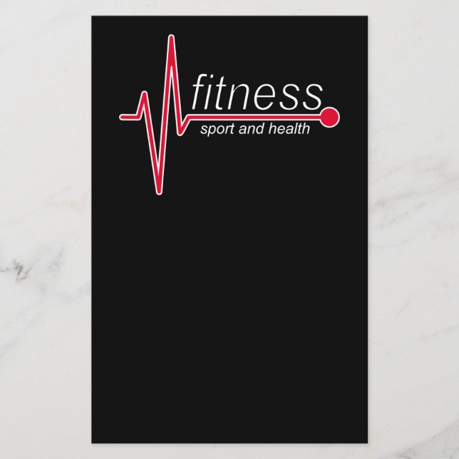 Flyer Fitness y deporte (Frente)