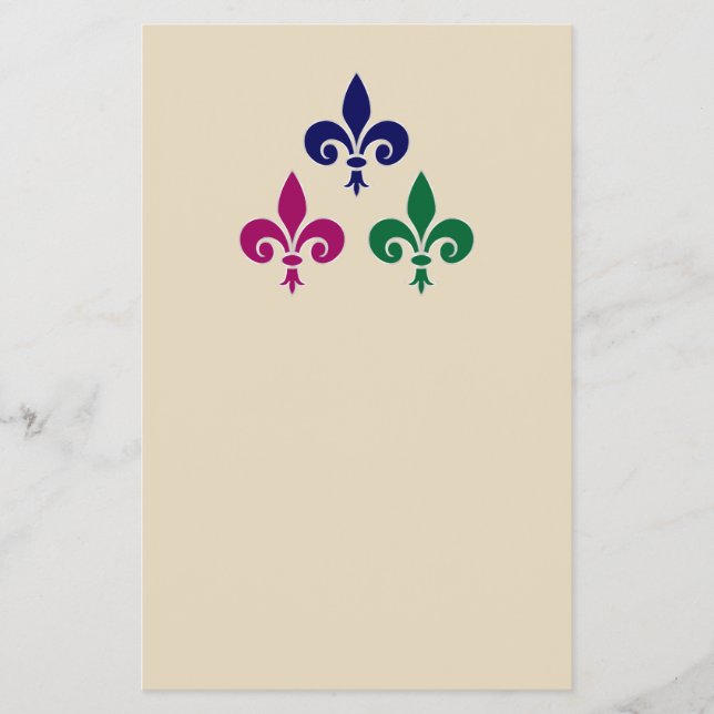 Flyer Fleur-de-lis symbols (Frente)