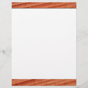 Flyer Flor de grano de madera