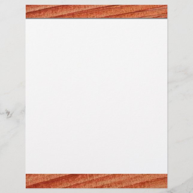 Flyer Flor de grano de madera (Frente)