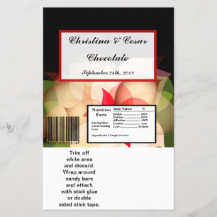 Flyer Flor Lotus colorida de envolvimiento de bar grande