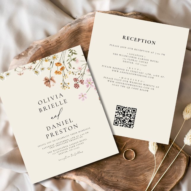 Flyer Flor silvestre de presupuesto todo en un Boda de c (Subido por el creador)