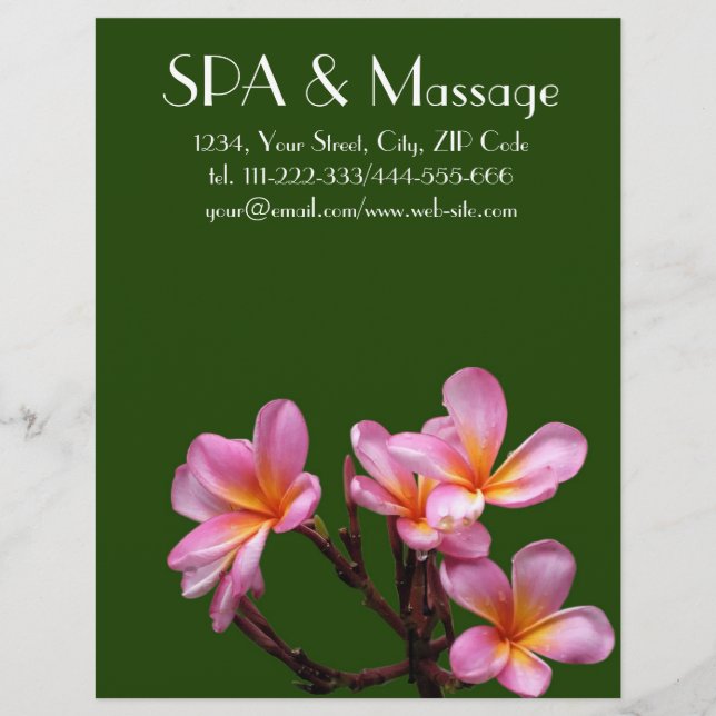 Flyer Flor tropical (Frente)