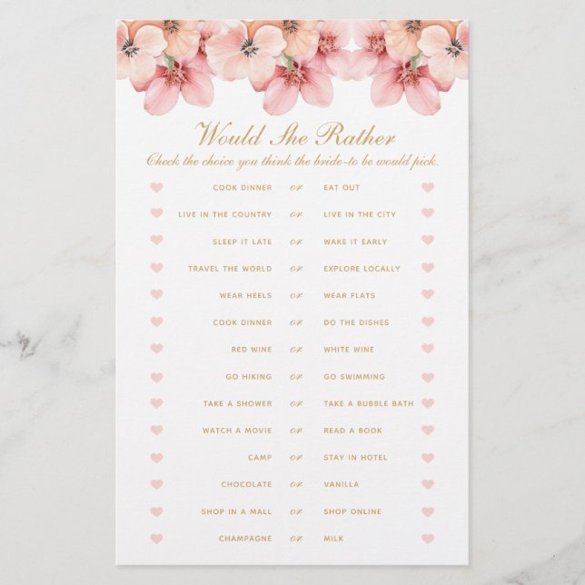 Flyer Flora De Oro Rosa Prefiere Jugar (Frente)