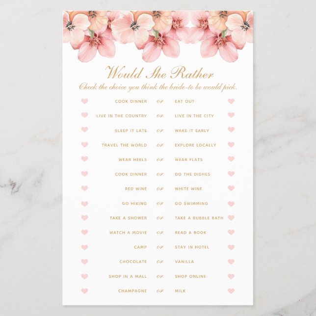 Flyer Flora De Oro Rosa Prefiere Jugar (Frente)