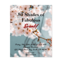 Floral rosa 50 tonos de fabuloso