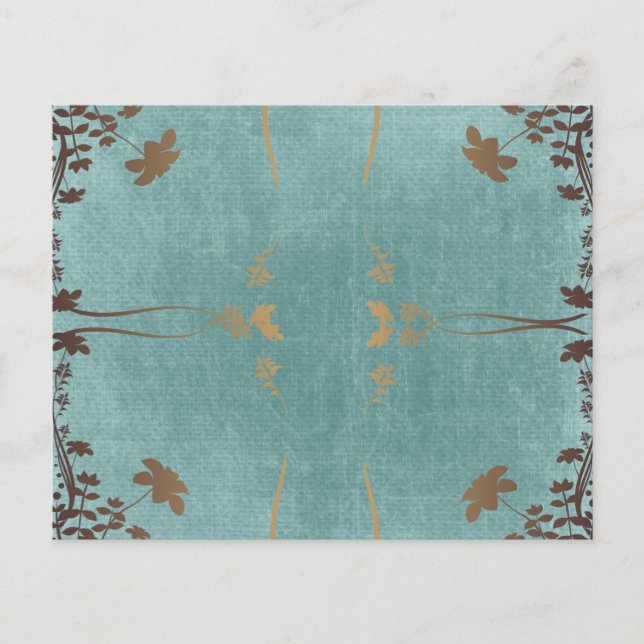 Flyer floral vintage (Frente)