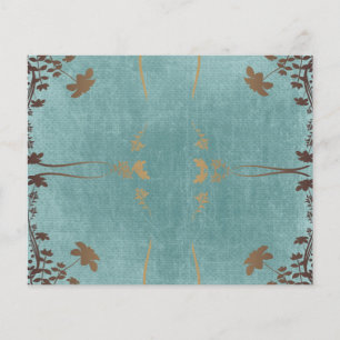 Flyer floral vintage