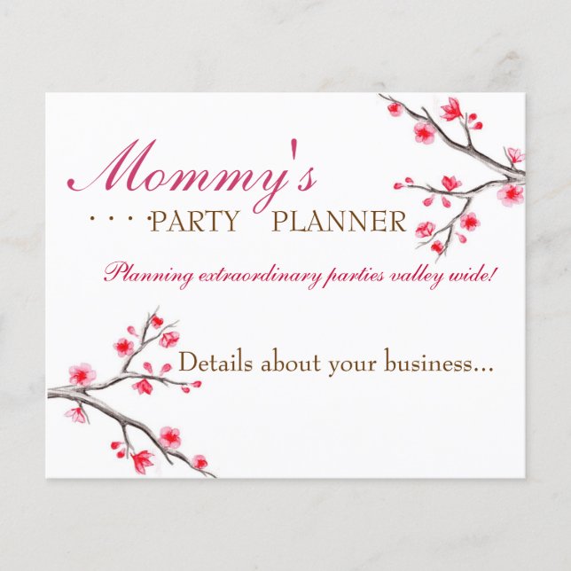 Flyer Florecimiento de cerezo japonés (Frente)