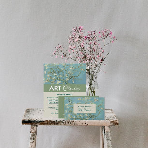 Flyer Flores De Almendra De Vincent Van Gogh, Clases De