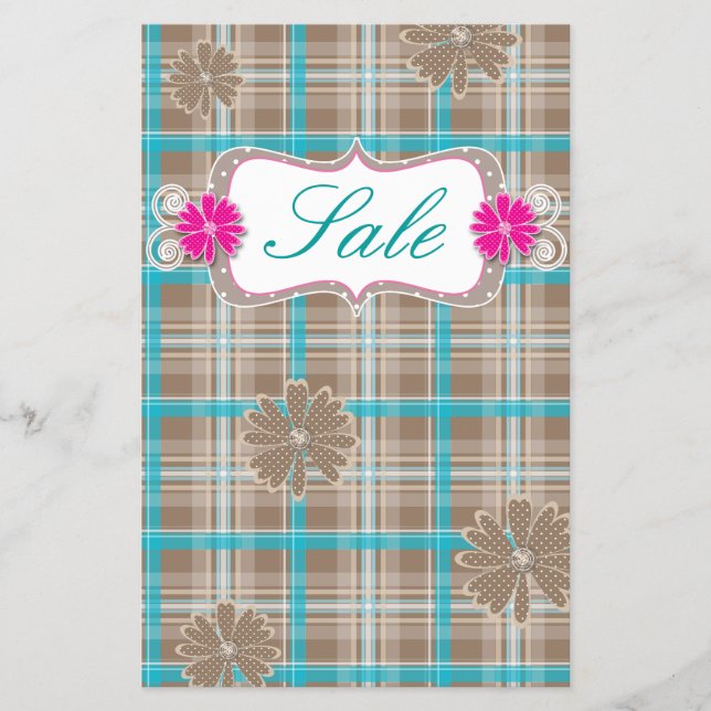 Flyer Flores de margarita de flores de salada de primave (Frente)