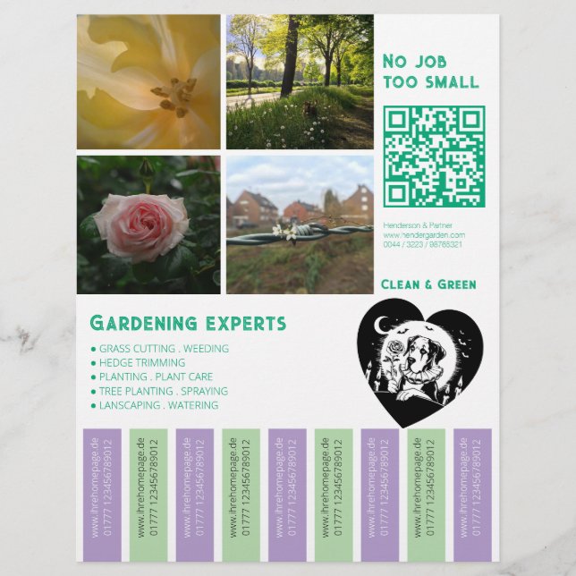 Flyer Flores Jardín  (Frente)