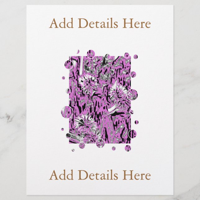 FLYER FLORES SILVESTRES (Frente)