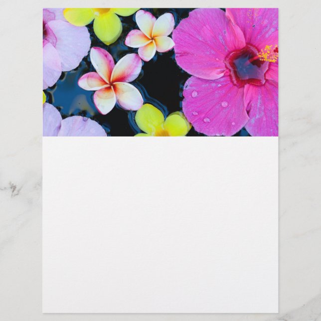 Flyer Flores tropicales (Frente)