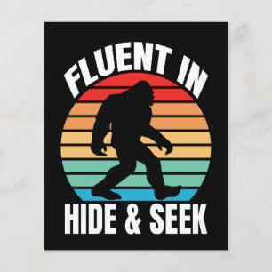 Flyer Fluent in hide y Seek divertidos