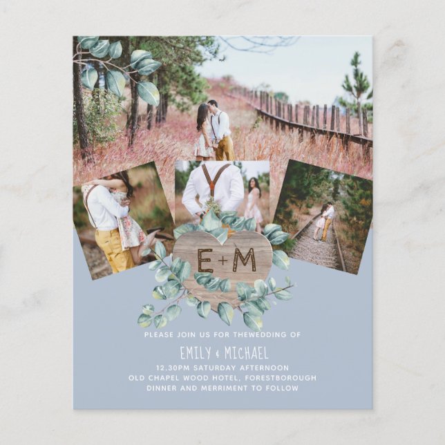 Flyer FLYER, Boda de presupuesto más bajo - FOTO EUCALYP (Frente)