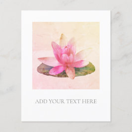 FLYER FLYER: PINK LOTUS