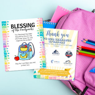 Flyer Fondo comunitario de la iglesia de la bendición de