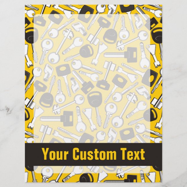 Flyer Fondo de conjunto de claves (Frente)