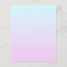 Flyer Fondo de degradado rosa y azul pastel