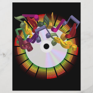 Flyer Fondo de la fiesta