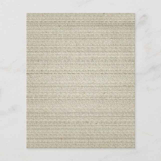 Flyer Fondo de Lino de Algodón (Frente)