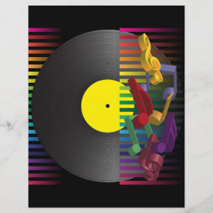 Flyer Fondo del Fiesta retro