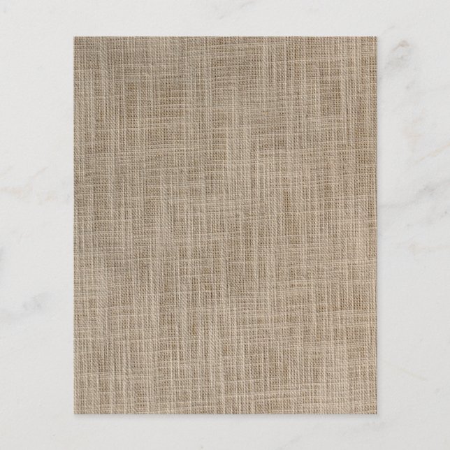 Flyer Fondo del saco de Gunny (Frente)