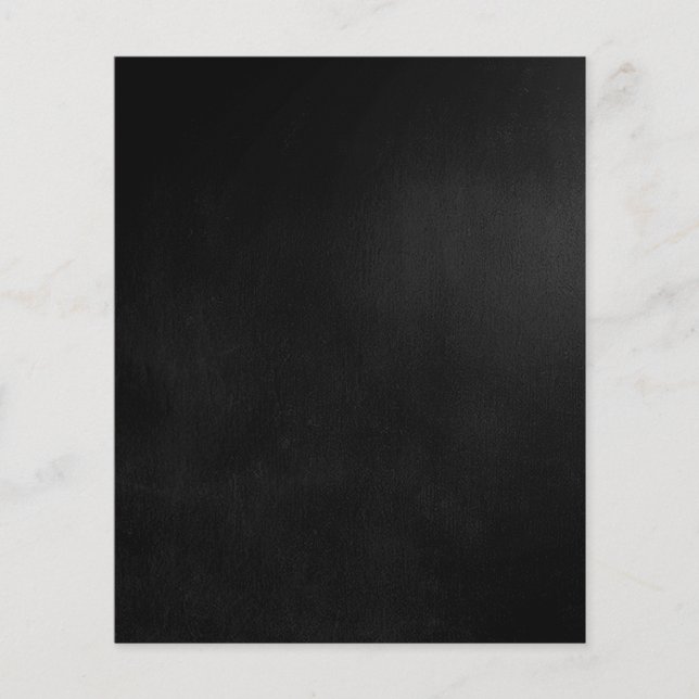 Flyer Fondo gris oscuro Personalizado (Frente)