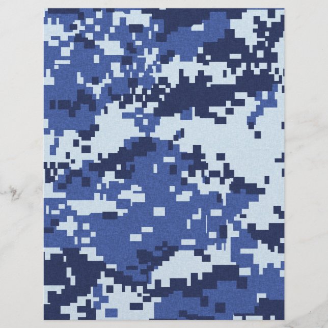 FLYER FONDOS DE PATRÓN DE CAMOUFLAJE BLANCO PARA BLUES D (Frente)
