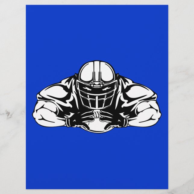 Flyer football_player100 FOOTBALL PLAYER TOUGH SPORTS SU (Frente)