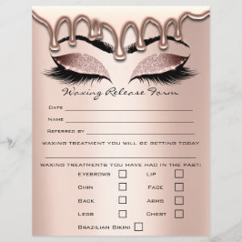 Flyer Forma 1 de liberación de responsabilidad por depil