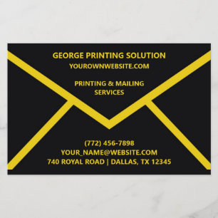 Flyer Forma de sobres única