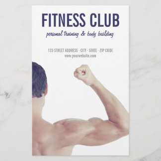 Flyer Formación personal de gimnasio