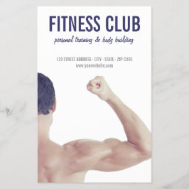 Flyer Formación personal de gimnasio