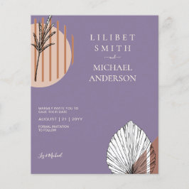 Flyer Formas abstractas escandinavas japonesas GUARDAR L