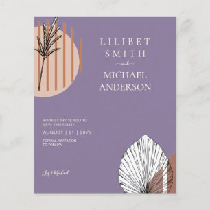 Flyer Formas abstractas escandinavas japonesas GUARDAR L