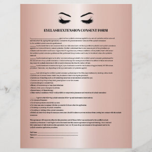 Flyer Formulario de consentimiento para EXTENSIONES DE P