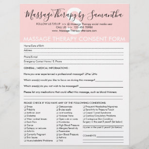 Flyer Formulario de consentimiento y presupuesto de tera