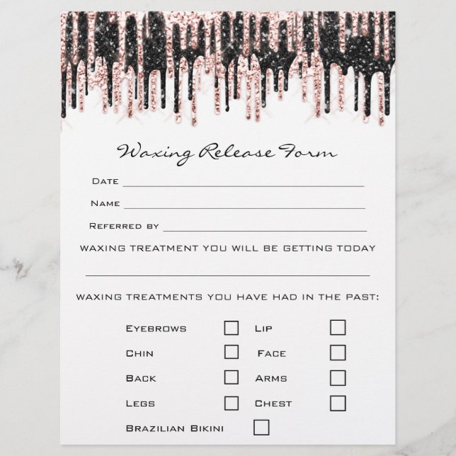 Flyer Formulario de exención de responsabilidad por depi (Frente)