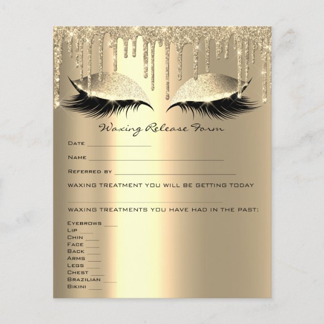 Flyer Formulario de exención de responsabilidad por depi (Frente)