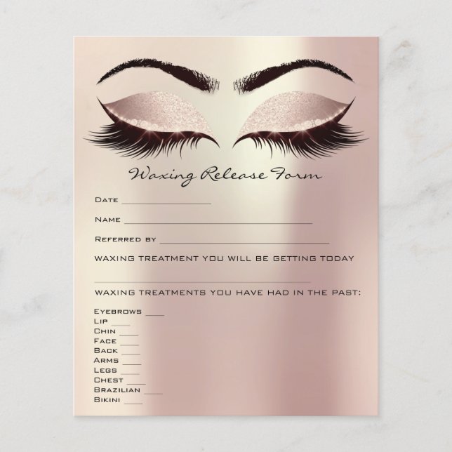 Flyer Formulario de exención de responsabilidad por depi (Frente)