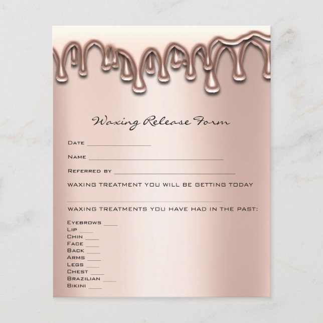 Flyer Formulario de exención de responsabilidad por depi (Frente)